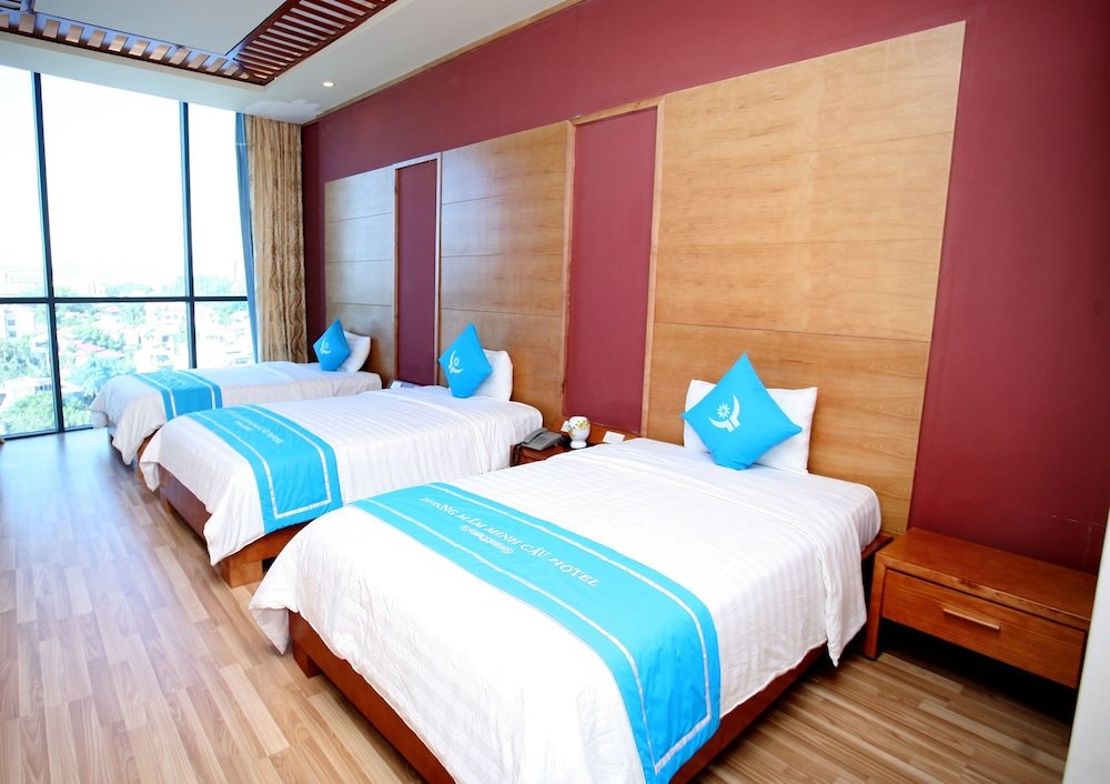 Трёхместный номер Standard c 1 комнатой с видом на город Hoang Mam Minh Cau Hotel