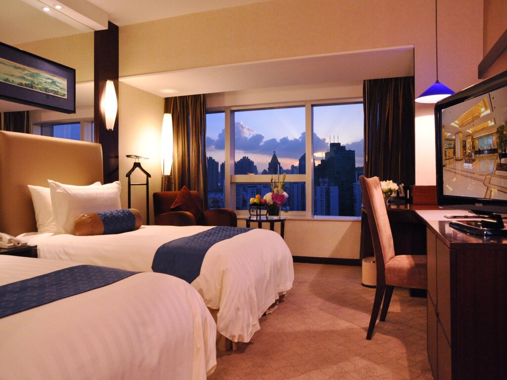 Deluxe double chambre Jinling Purple Mountain Hotel Shanghai（Shanghai Grand Trustel Purple Mountain Hotel）