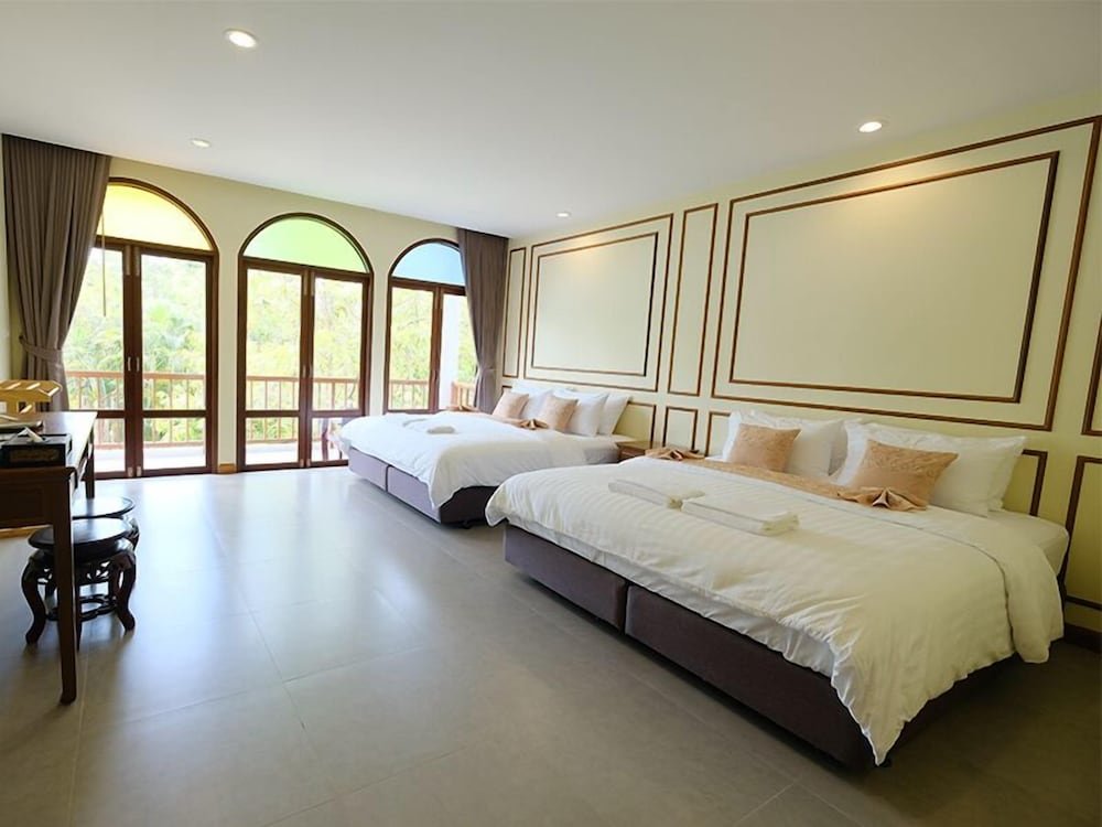 Standard Vierer Familie Zimmer mit Balkon und mit Gartenblick Baan Imm Sook Resort