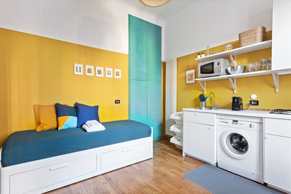 Апартаменты Altido Bright And Cozy Studio For 2 In Porta Genova