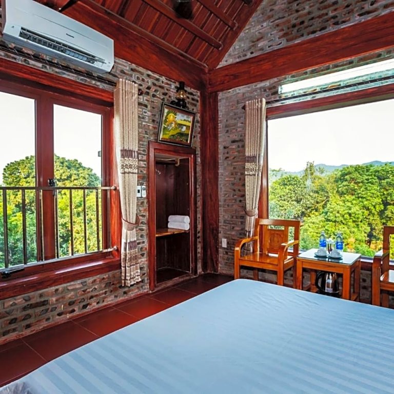 Camera doppia Standard con vista sulle montagne Ninh Bình Family Homestay