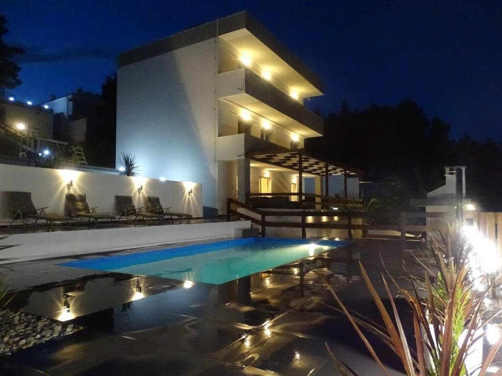 Standard chambre Seaside Villa mit Pool für 12 Personen