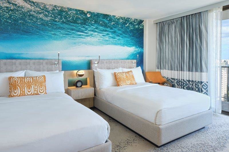 Standard Doppel Zimmer mit Balkon OUTRIGGER Waikiki Beachcomber Hotel