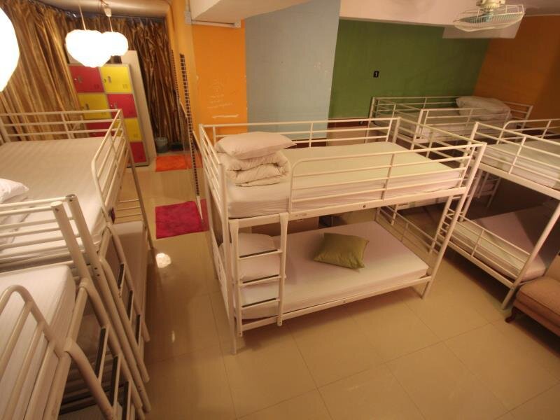 Кровать в общем номере Hong Kong Hostel