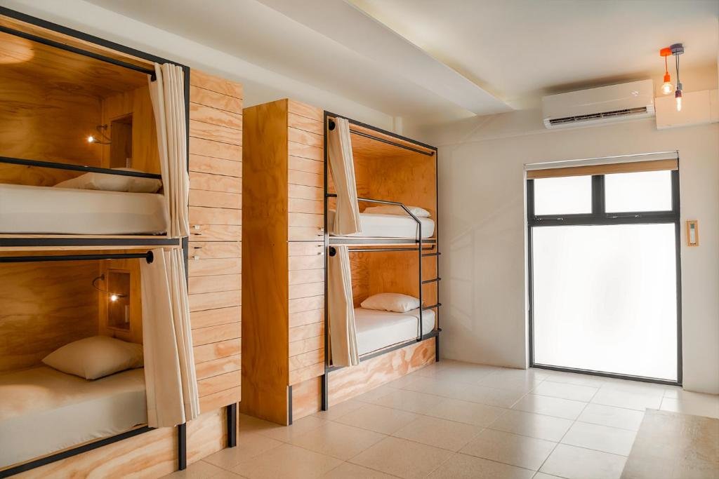 Cama en dormitorio compartido Nomads Hostel & Bar Cancun