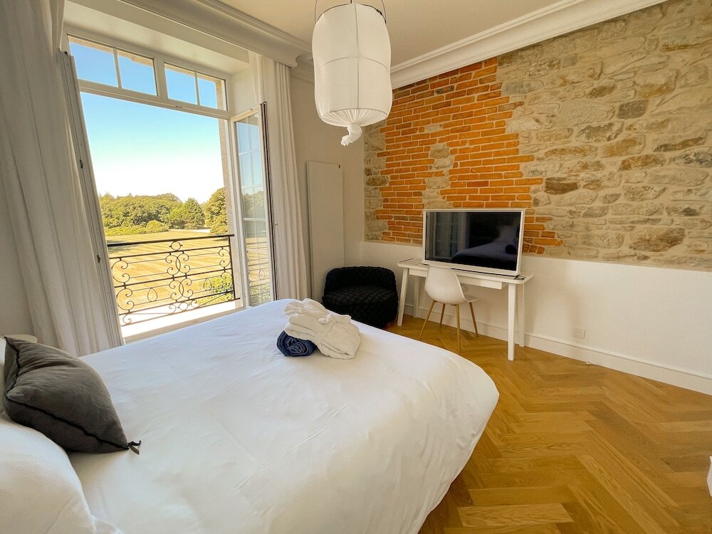 Habitación doble Confort con vista al mar Chateau Les Garennes
