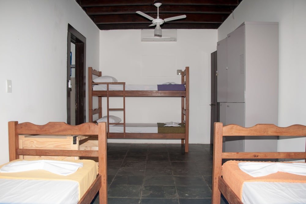 Кровать в общем номере Hostel Kûarahy