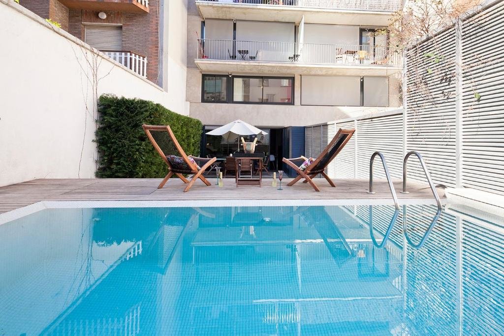 Apartamento 3 habitaciones Apartment Barcelona Rentals - Private Pool and Garden Center