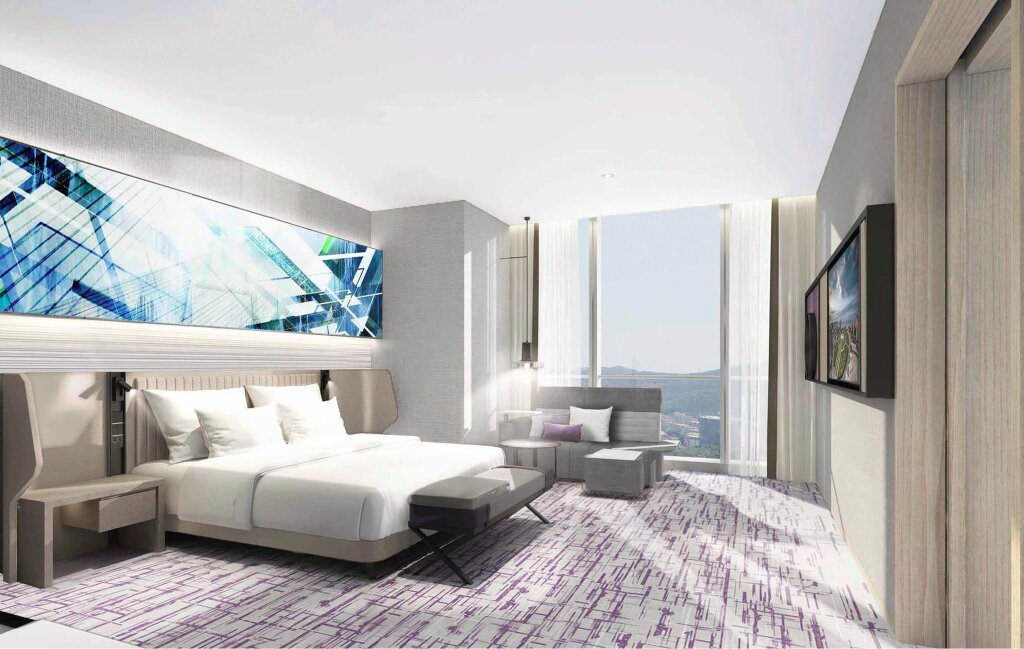 Premium Double room with ocean view Crowne Plaza Dalian Xinghai, an IHG Hotel