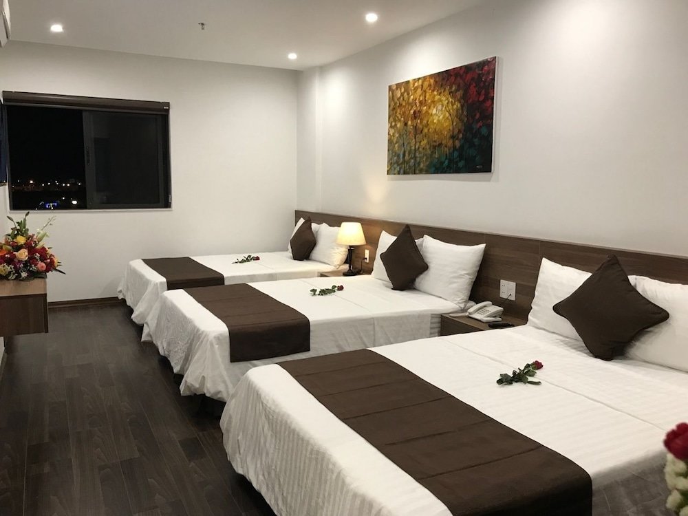 Standard Family room with balcony and with city view Windy Hotel Quang Binh