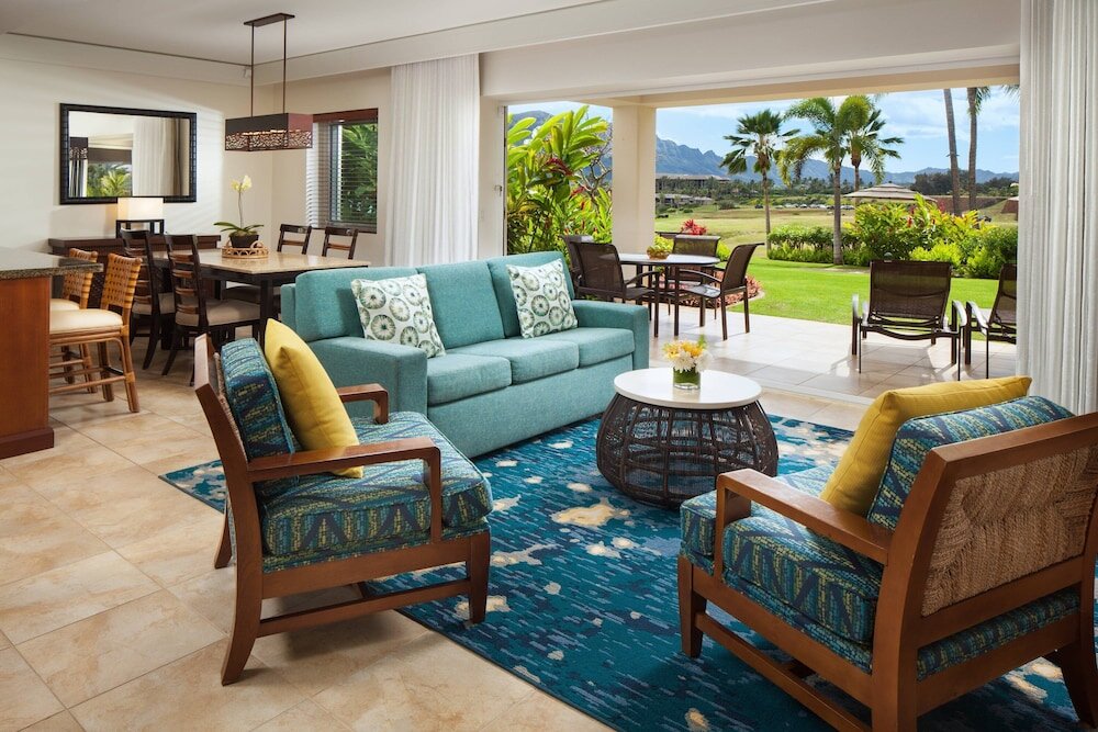Вилла с 2 комнатами с балконом Marriott's Kauai Lagoons