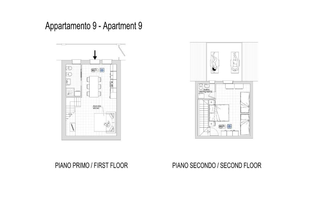 Апартаменты Appartamenti Arcobaleno