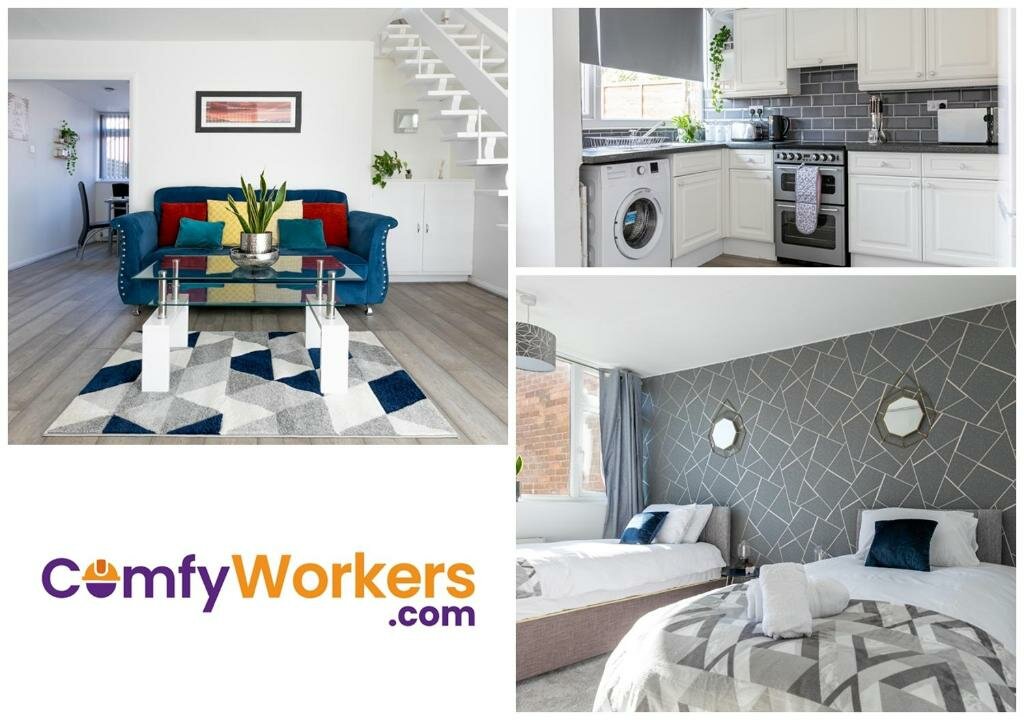 Apartment Stylish House & Work and Leisure inc FREE Parking & BHX Airport by ComfyWorkers