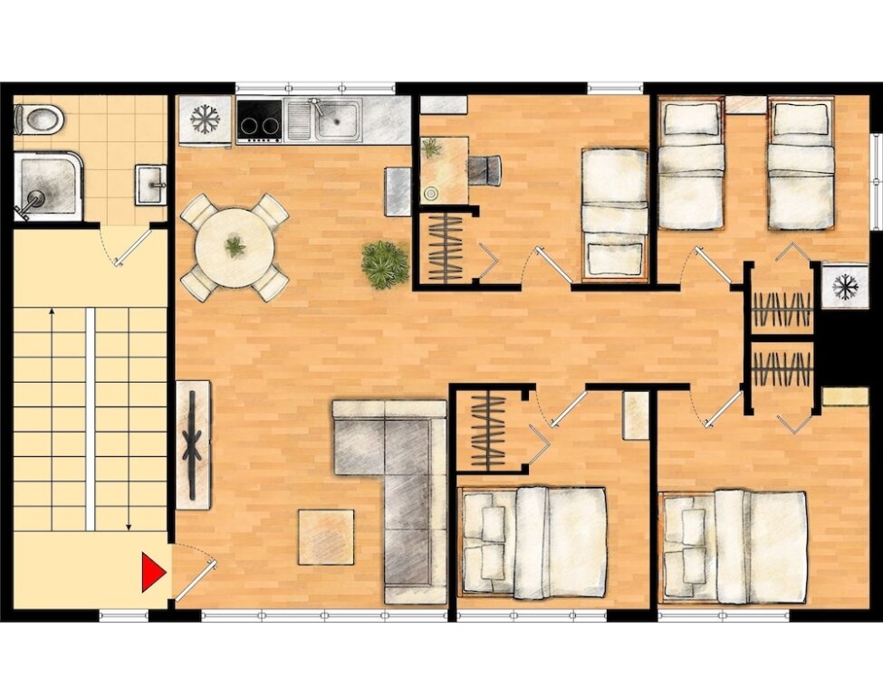 Appartement 4 chambres Genesis Apartments - Ebisu Building