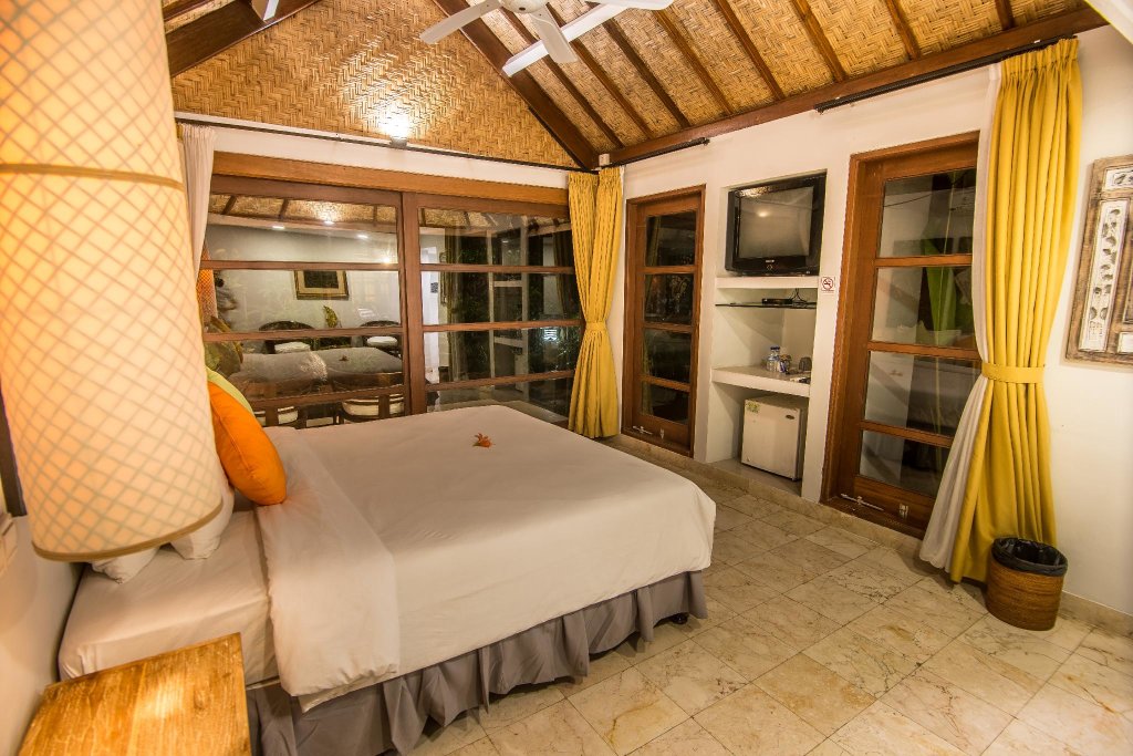 Deluxe room with garden view Bali Santi Bungalows