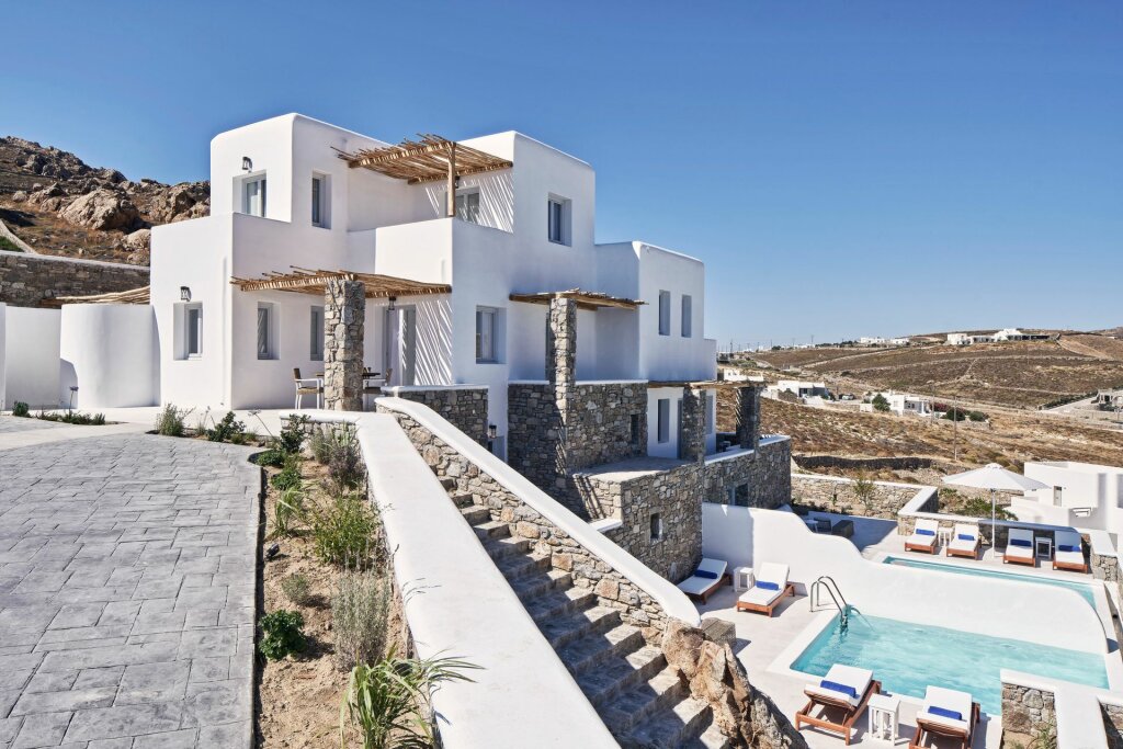 Вилла с 3 комнатами Katikies Villas Mykonos - The Leading Hotels Of The World