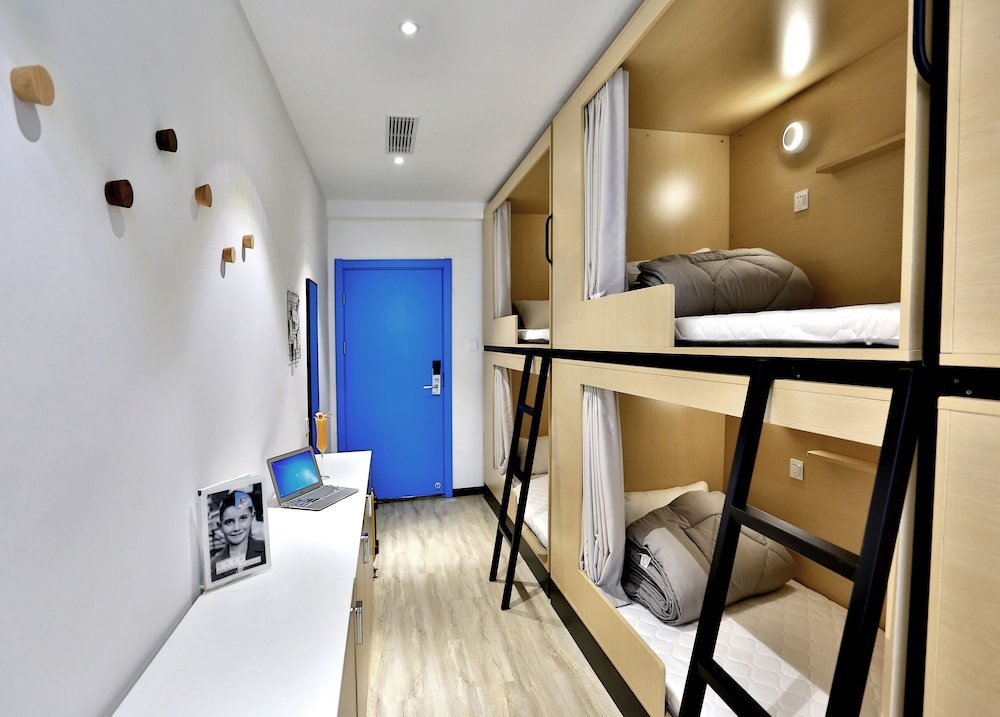 Cama en dormitorio compartido (dormitorio compartido masculino) Hangzhou Infinity Youth Hostel