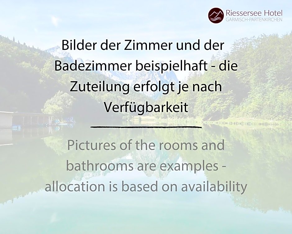 Standard room with balcony Riessersee Hotel