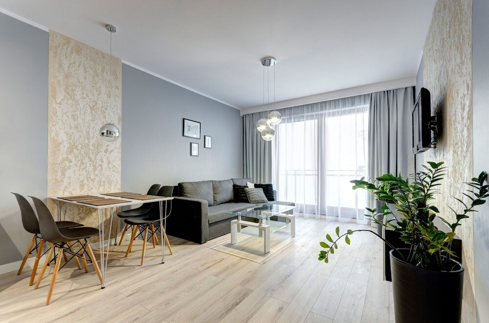 Appartamento Deluxe 1 camera da letto con balcone Dom & House - Apartments Nowa Motława