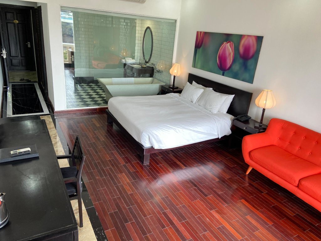 Deluxe Double room with river view Thanh Binh Riverside Hoi An