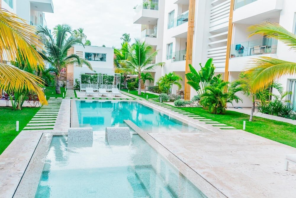 Apartamento Luxury Condo With Beautiful Decor Steps From the Beach