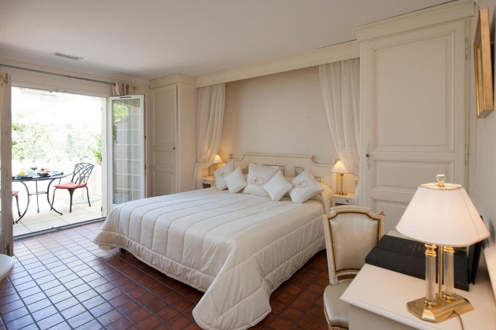 Habitación doble De lujo con balcón Auberge de Cassagne & Spa