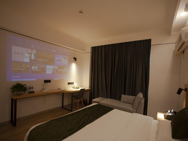 Standard Doppel Zimmer GreenTree Inn Jiangsu Lianyungang Guannan West Renmin Road Express Hotel