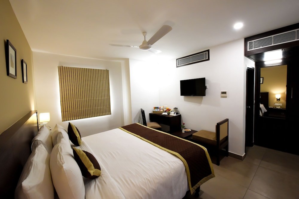 Deluxe Doppel Zimmer 1 Schlafzimmer Hotel Gandharva- A Green Hotel