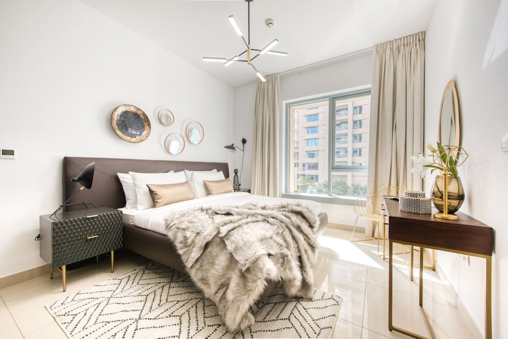 Deluxe Apartment 1 Schlafzimmer mit Balkon Maison Privee - Chic Apt w/ Luxury Lifestyle & Burj Khalifa Views