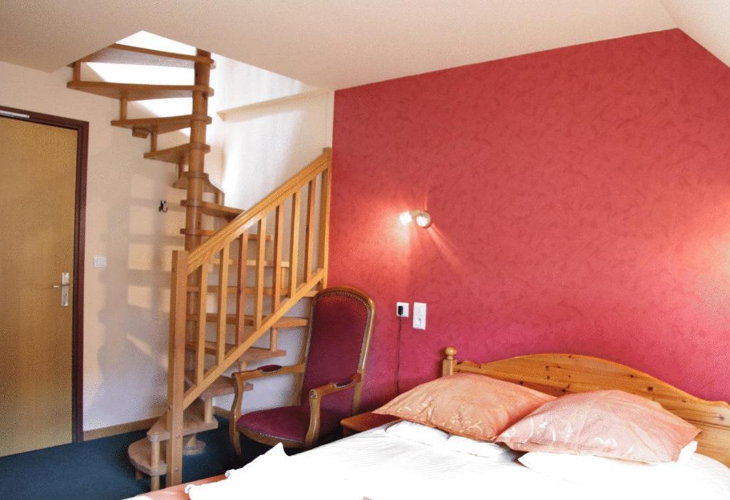 Standard Doppel Zimmer mit Landblick Hotel De La Poste - Logis De France