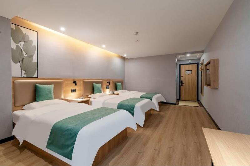 Standard Dreier Zimmer GreenTree Inn Hefei Bozhou Road Jindi Building Hotel