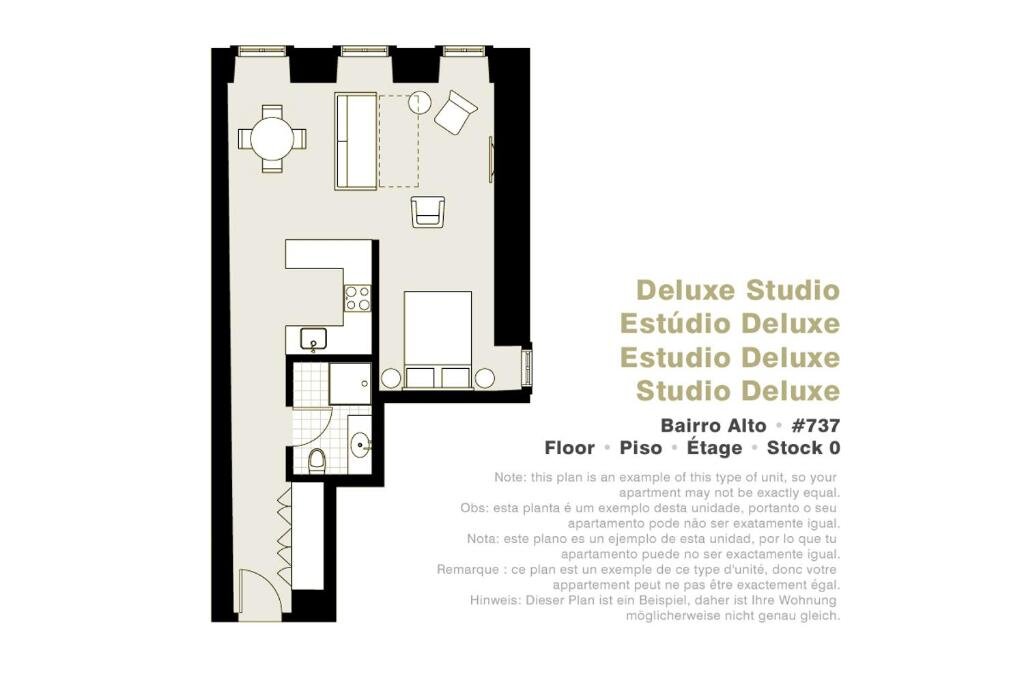 Deluxe Studio Lisbon Serviced Apartments - Bairro Alto