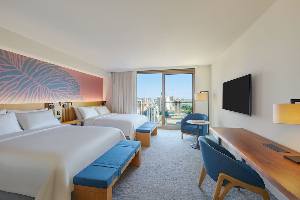 Standard Vierer Zimmer mit eingeschränktem Meerblick Renaissance Honolulu Hotel & Spa