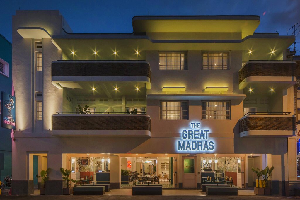 Кровать в общем номере The Great Madras by Hotel Calmo