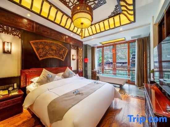 Suite familiar De lujo con vista al río Sulv Lianhua Hotel