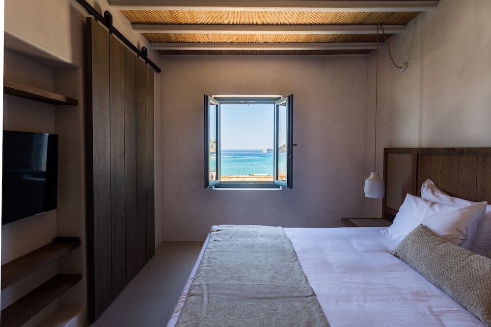 Двухместный номер Superior с балконом и с видом на море Branco Mykonos