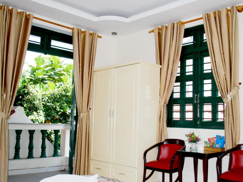 Camera doppia Deluxe con balcone e con vista Lan Anh Hotel