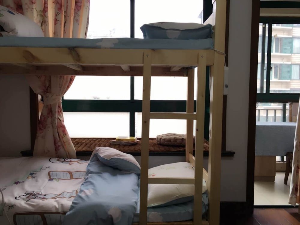 Кровать в общем номере Shanghai Sky168 Youth Hostel