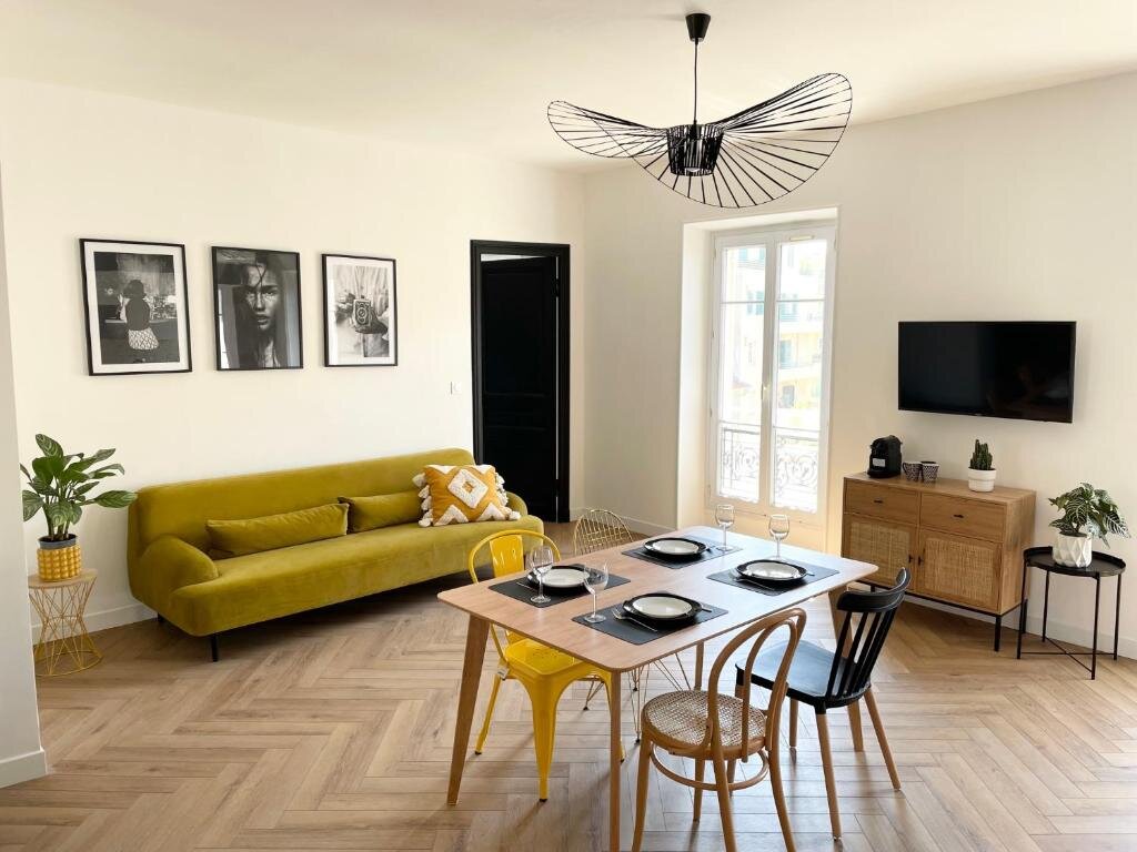 Appartement French Riviera Apt - Cosy & Design - 250m Promenade des Anglais