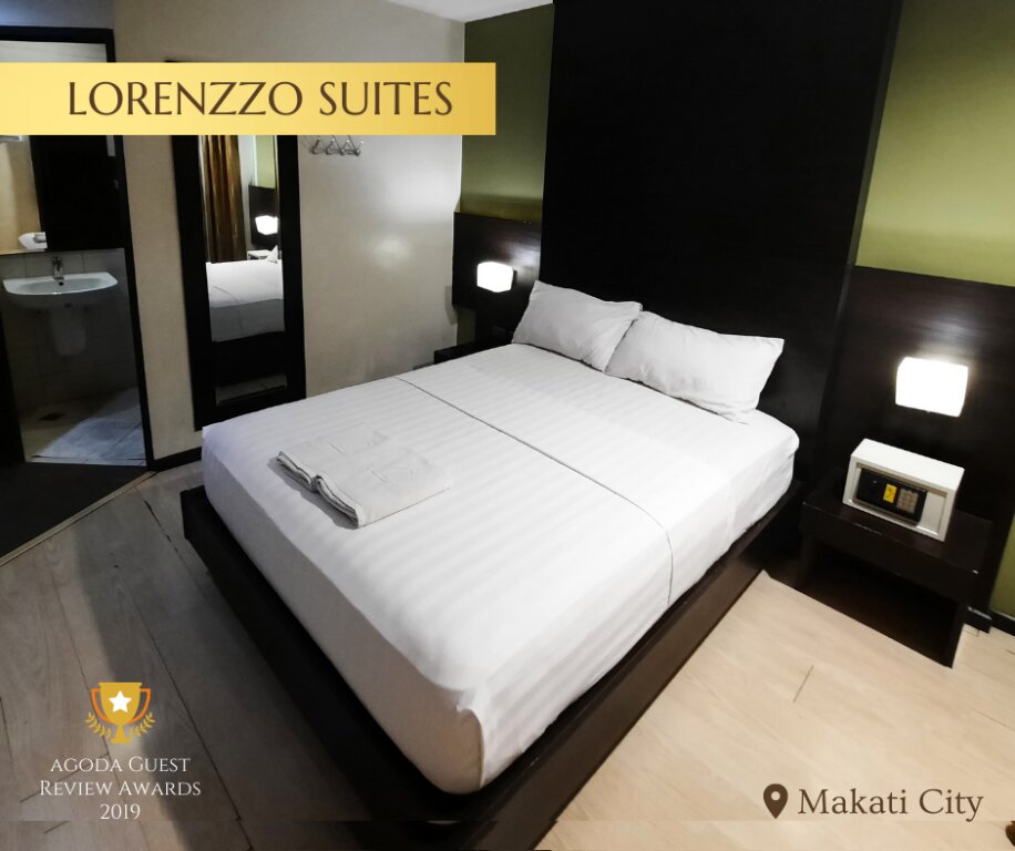 Bed in Dorm Lorenzzo Suites Makati