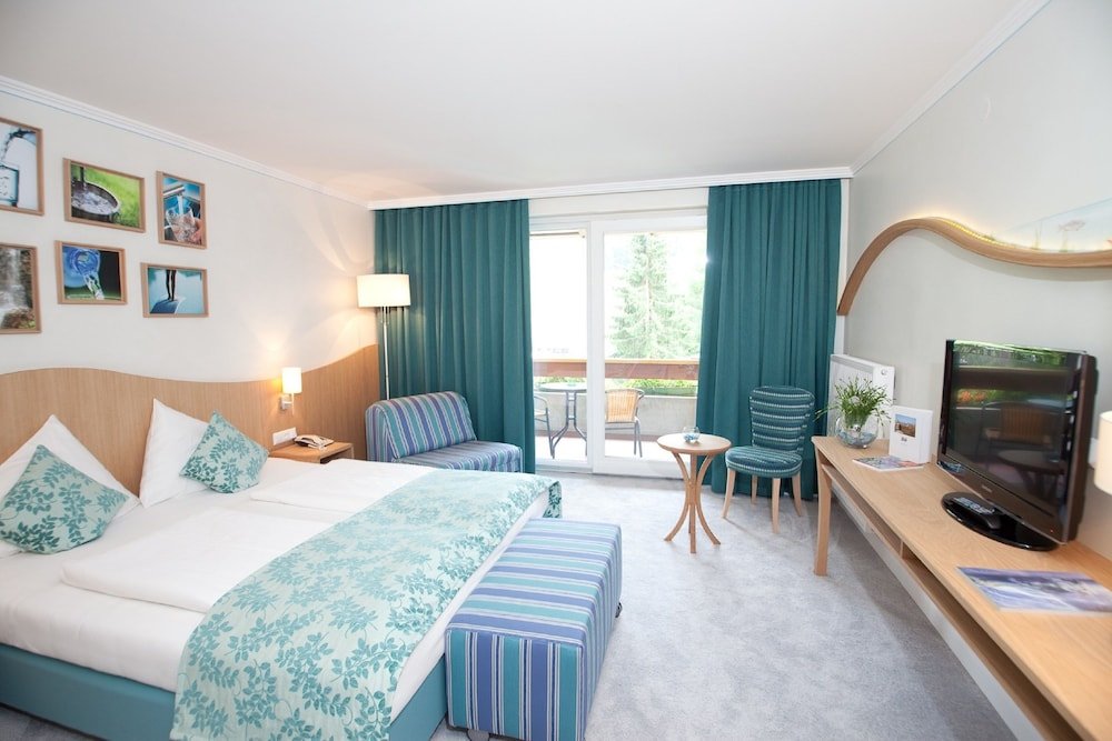 Komfort Doppel Zimmer mit Balkon und mit Bergblick Hotel Praegant