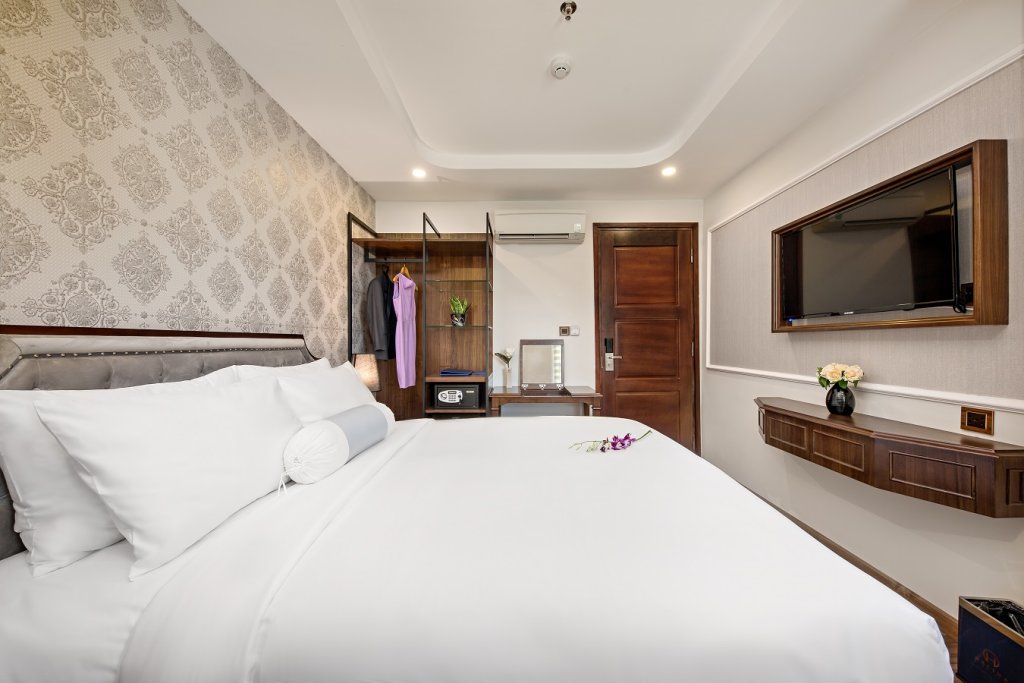 Supérieure double chambre Vue sur la ville Halina Hotel and Apartment