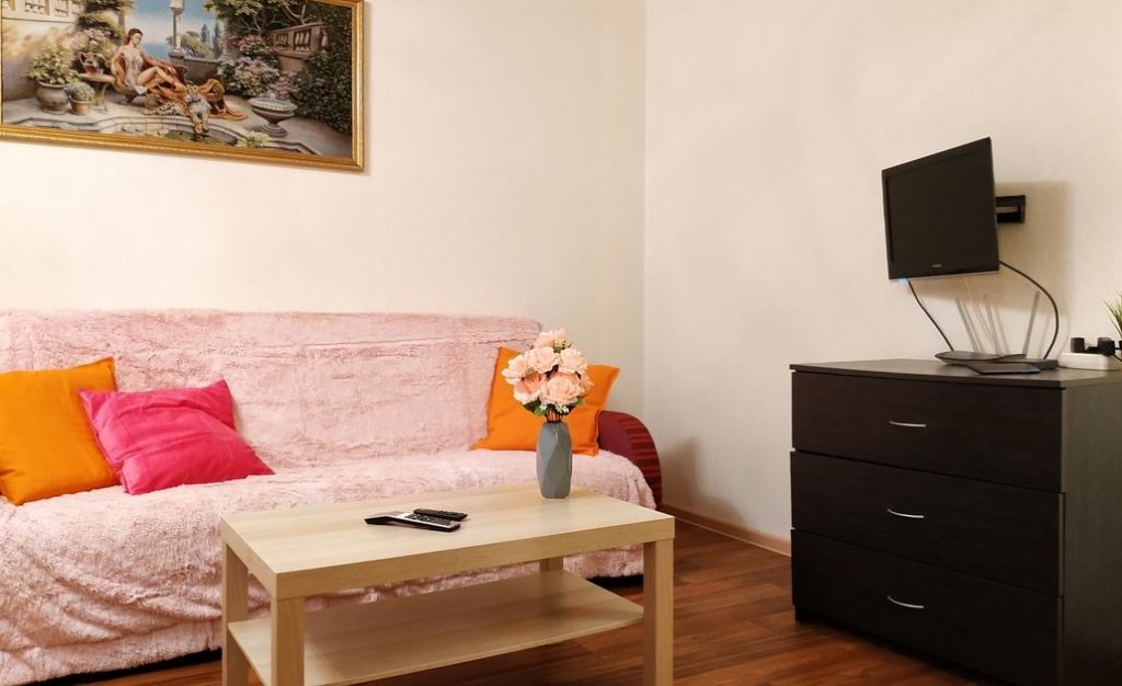 Standard Apartment Sofa and suitcase on Olga Zhilina Street 92A