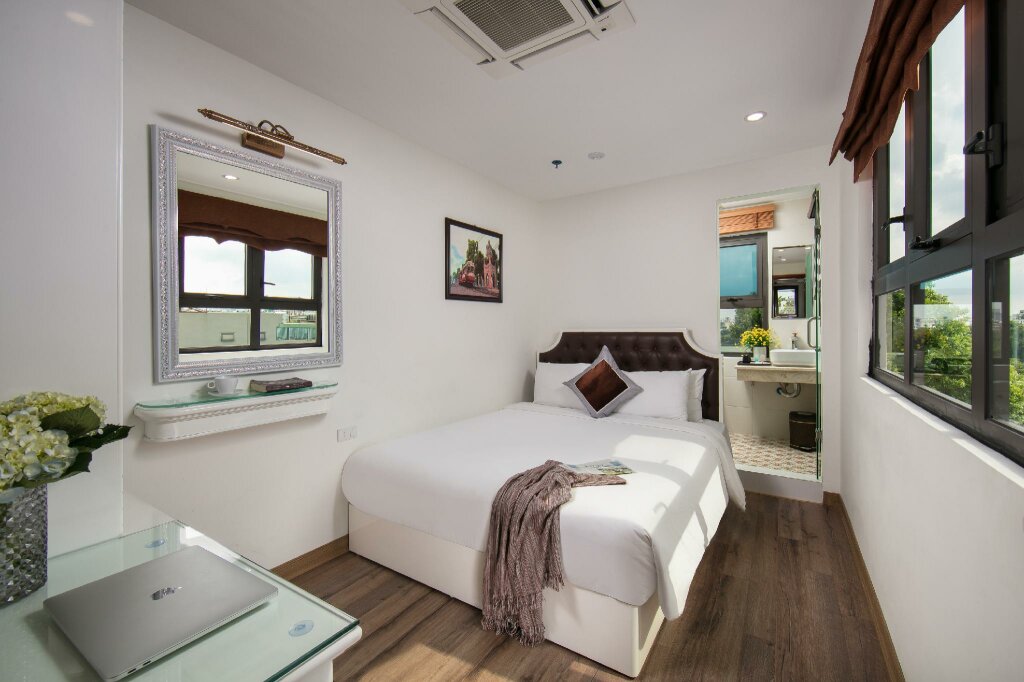 Camera doppia Deluxe con vista sul lago Trang Trang Premium Hotel