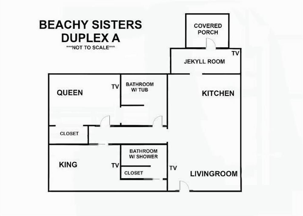 Habitación Estándar Beachy Sisters A 2 Bedroom Duplex