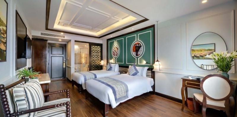 Семейный номер Deluxe c 1 комнатой с балконом Le Pavillon Hoi An Luxury Resort & Spa