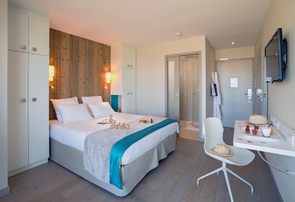 Superior Doppel Zimmer mit eingeschränktem Meerblick Hôtel de la baie - Granville