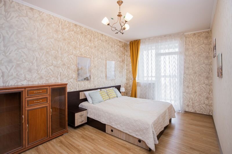 Cama en dormitorio compartido On Business in Kaliningrad, str. Epronovskaya, bld. 1
