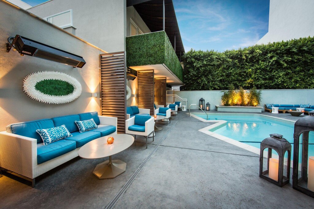 Четырёхместный номер Standard Mosaic Hotel Beverly Hills