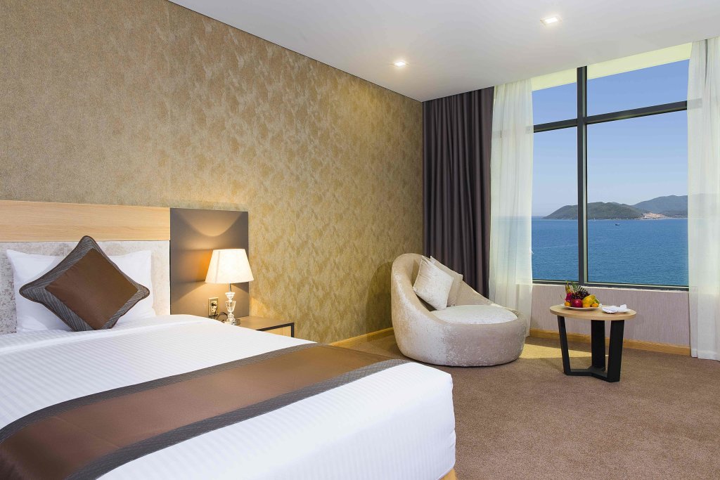 Двухместный номер Deluxe с видом на океан Mường Thanh Luxury Apartment